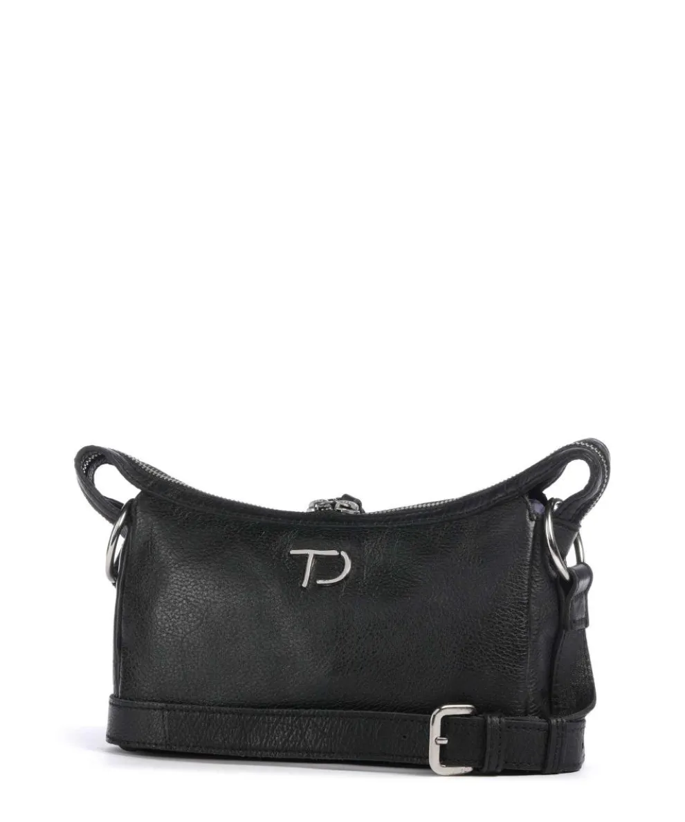 Salvatorianerplatz 4 Schultertasche genarbtes Rindsleder schwarz