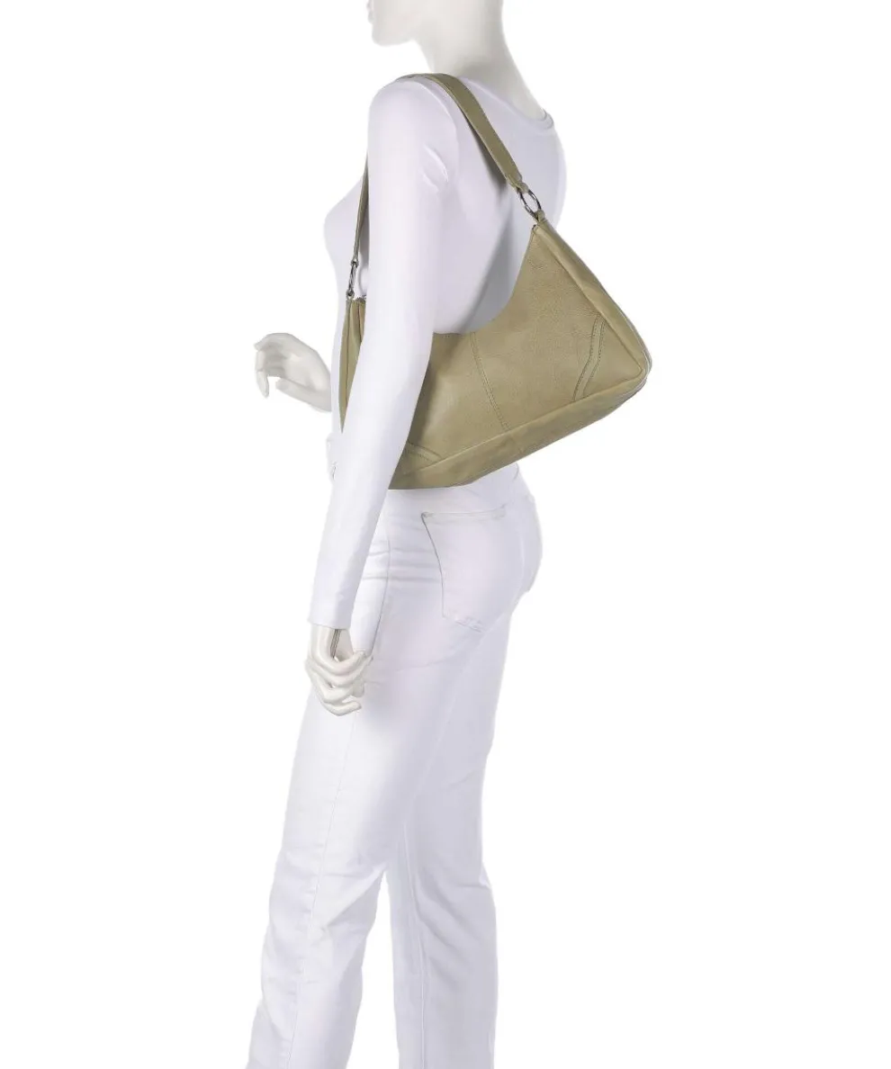 Salvatorianerplatz 3 Schultertasche genarbtes Rindsleder grün