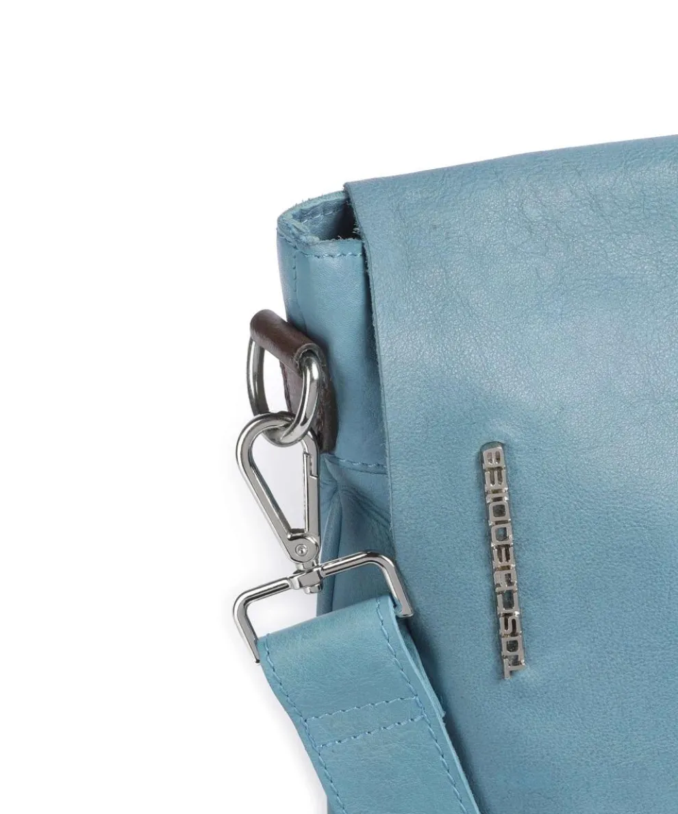 Salvatorianerplatz 2 Umhängetasche genarbtes Rindsleder blau