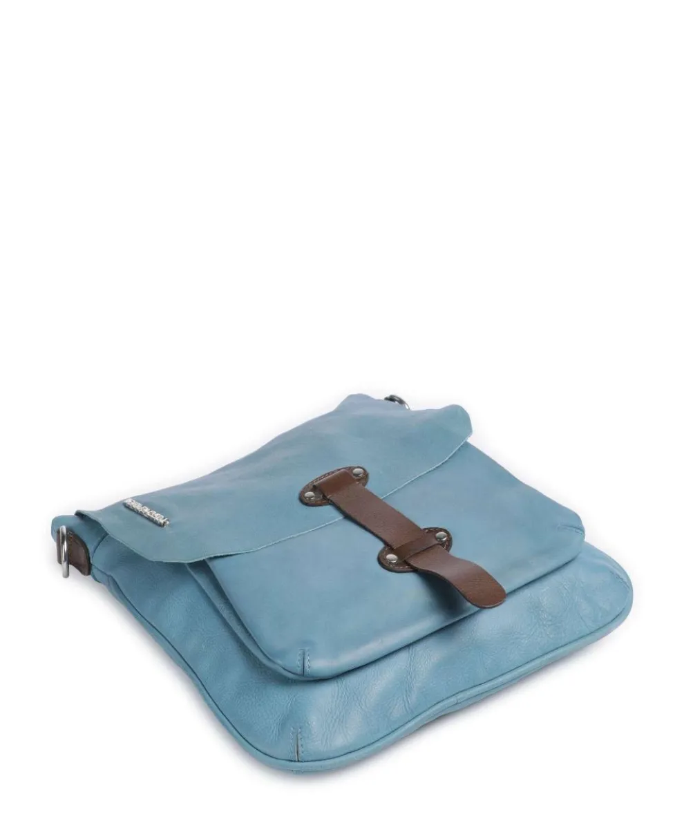 Salvatorianerplatz 2 Umhängetasche genarbtes Rindsleder blau