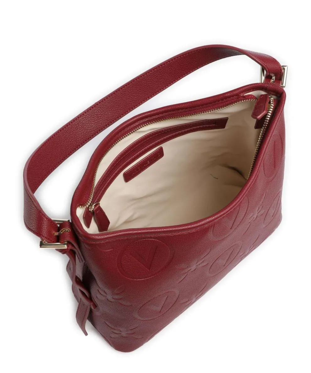 Samba Re Beuteltasche Lederimitat dunkelrot