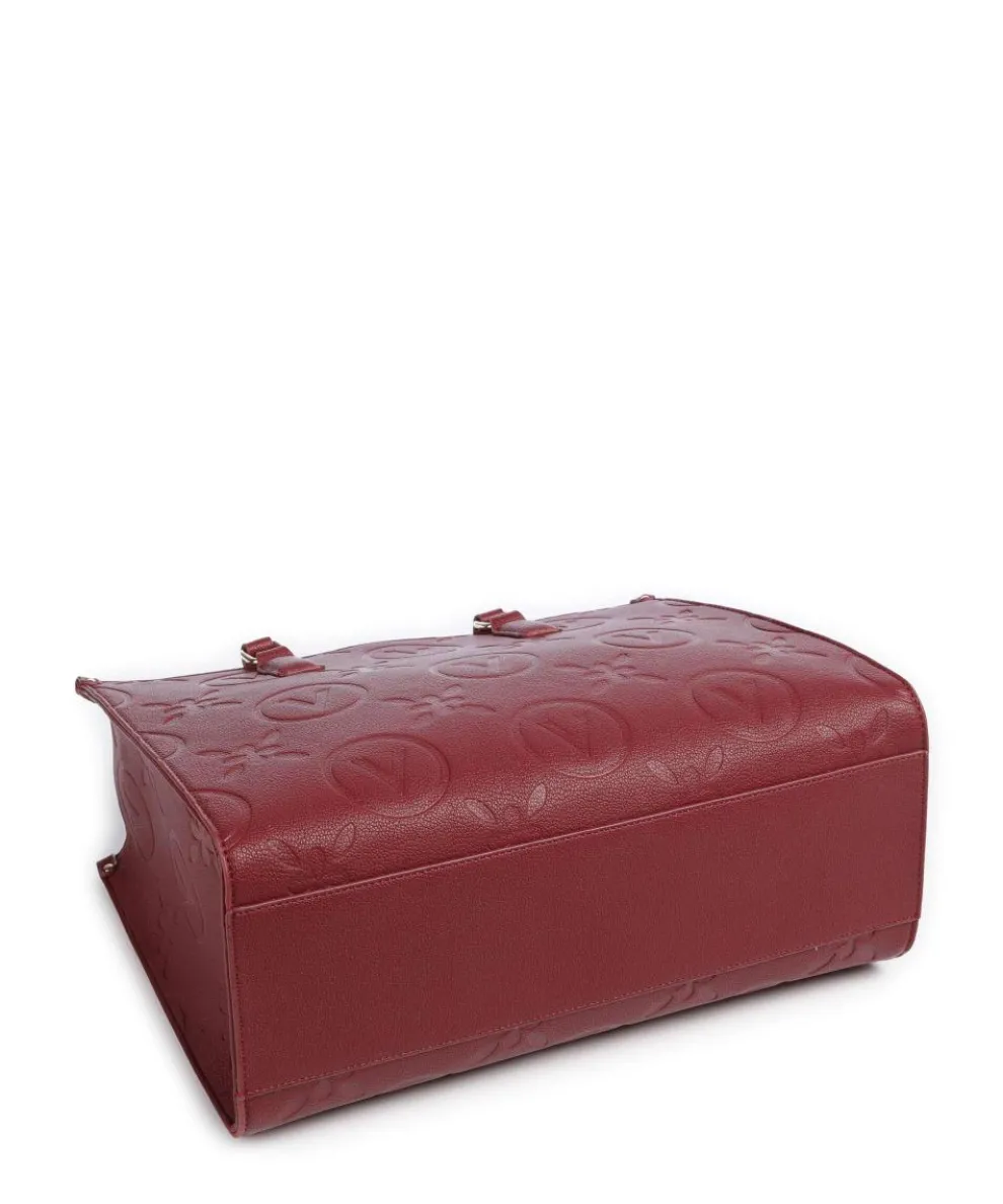 Samba Re Handtasche Lederimitat dunkelrot