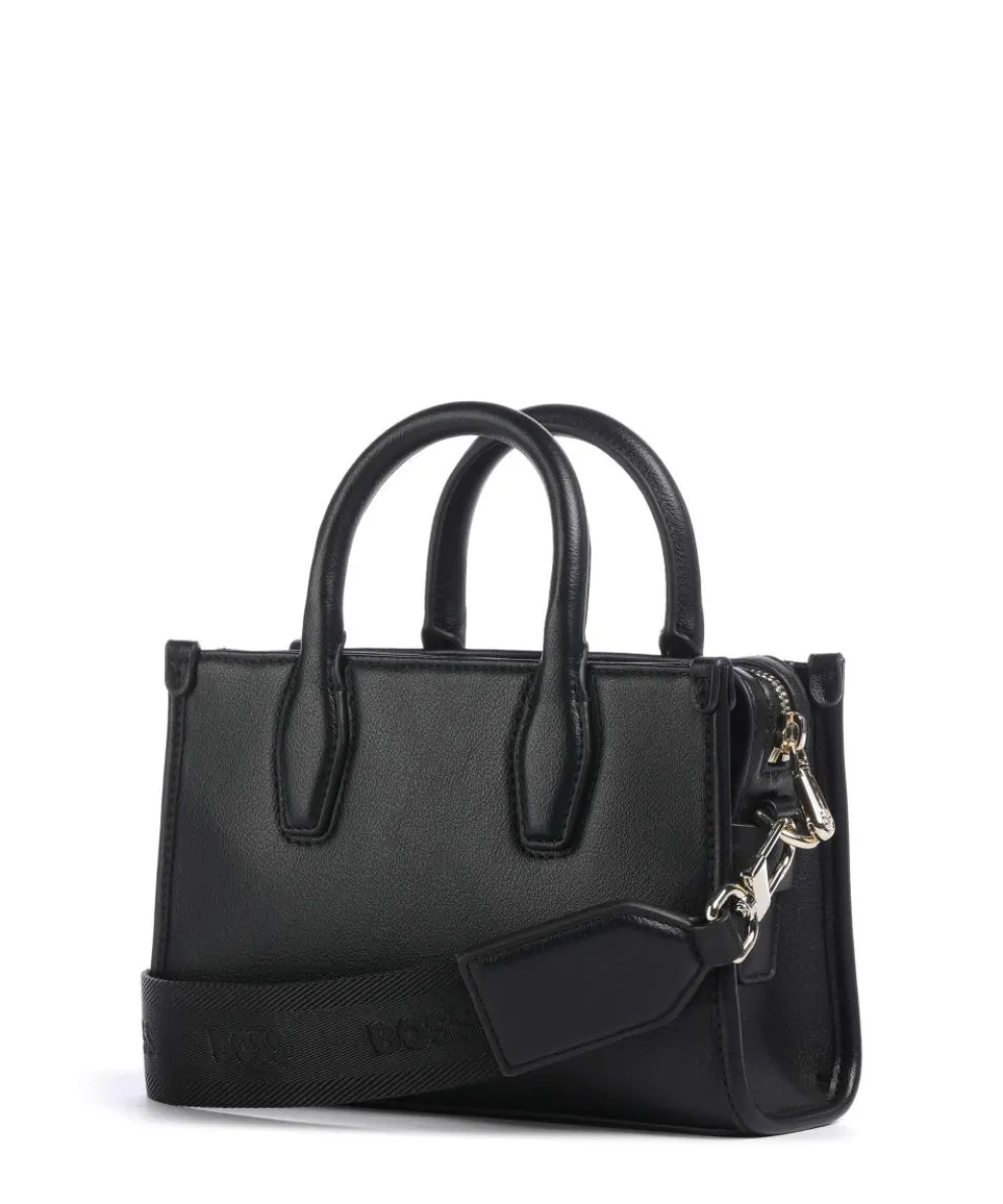 Sandy Handtasche Lederimitat schwarz