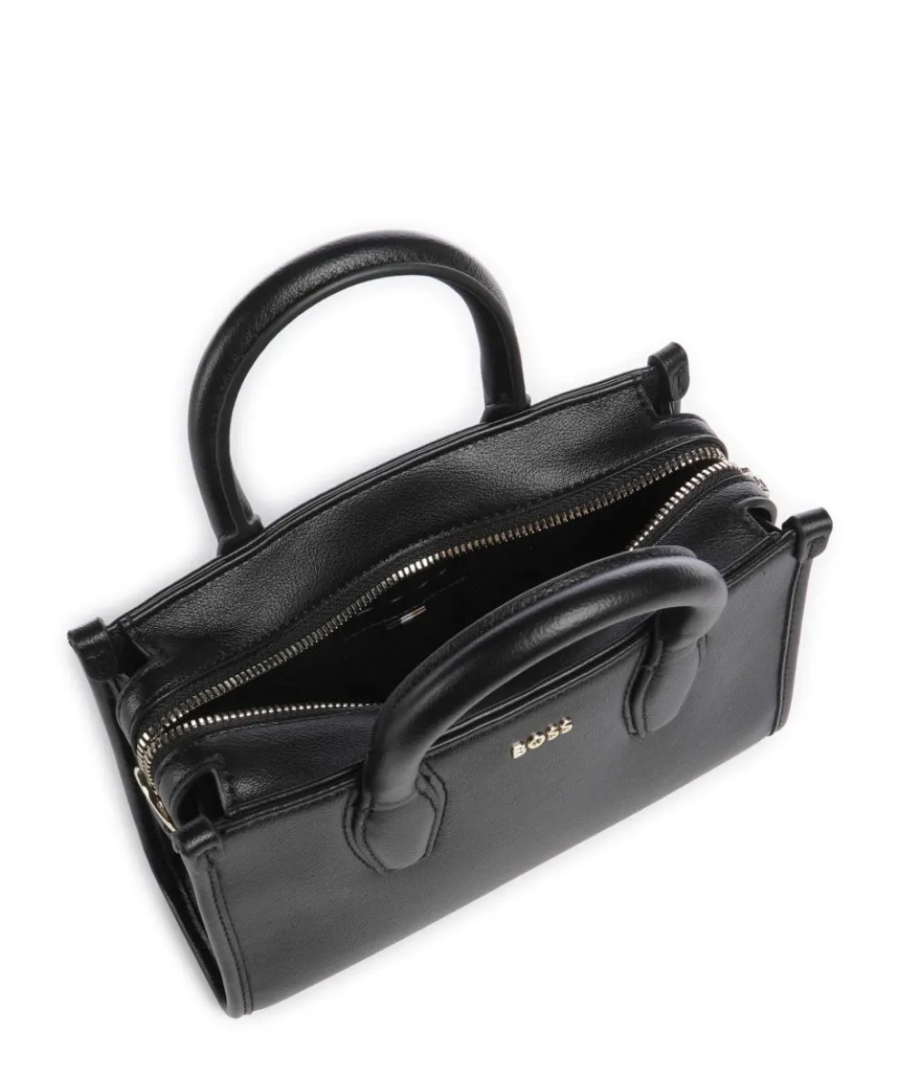 Sandy Handtasche Lederimitat schwarz