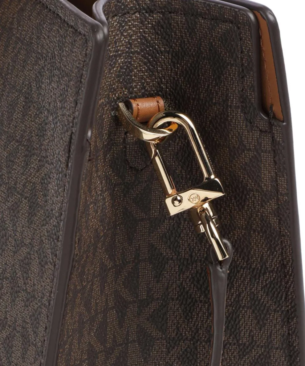 Scarlett Handtasche Canvas dunkelbraun