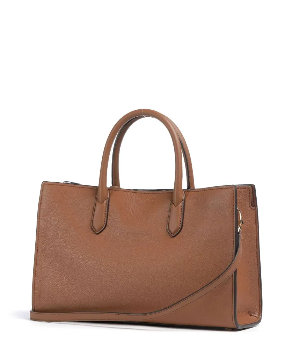 Scarlett Medium Handtasche genarbtes Rindsleder braun