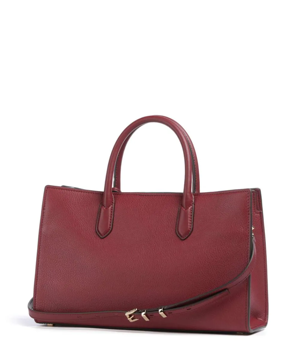 Scarlett Medium Handtasche genarbtes Rindsleder wein