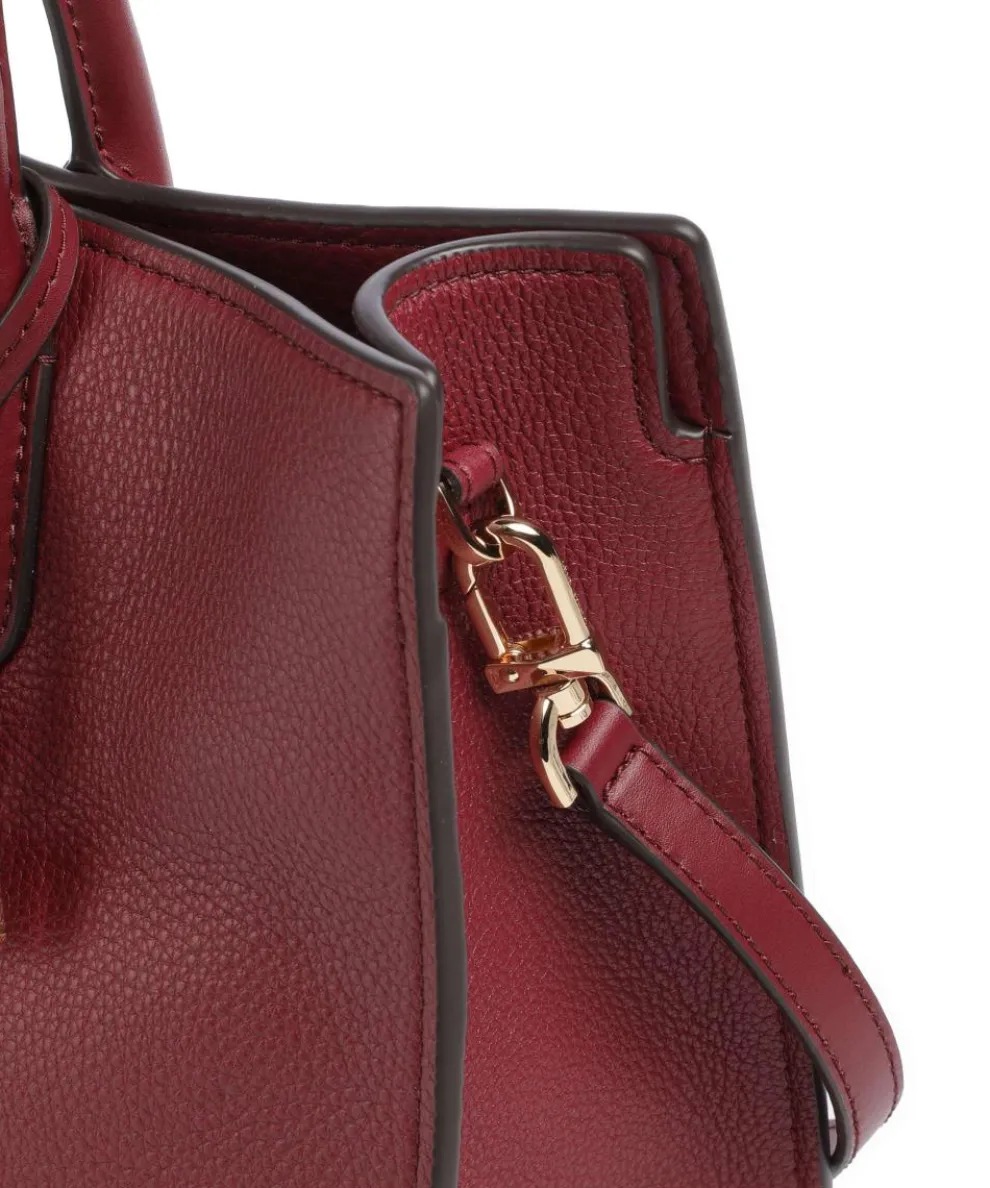 Scarlett Medium Handtasche genarbtes Rindsleder wein