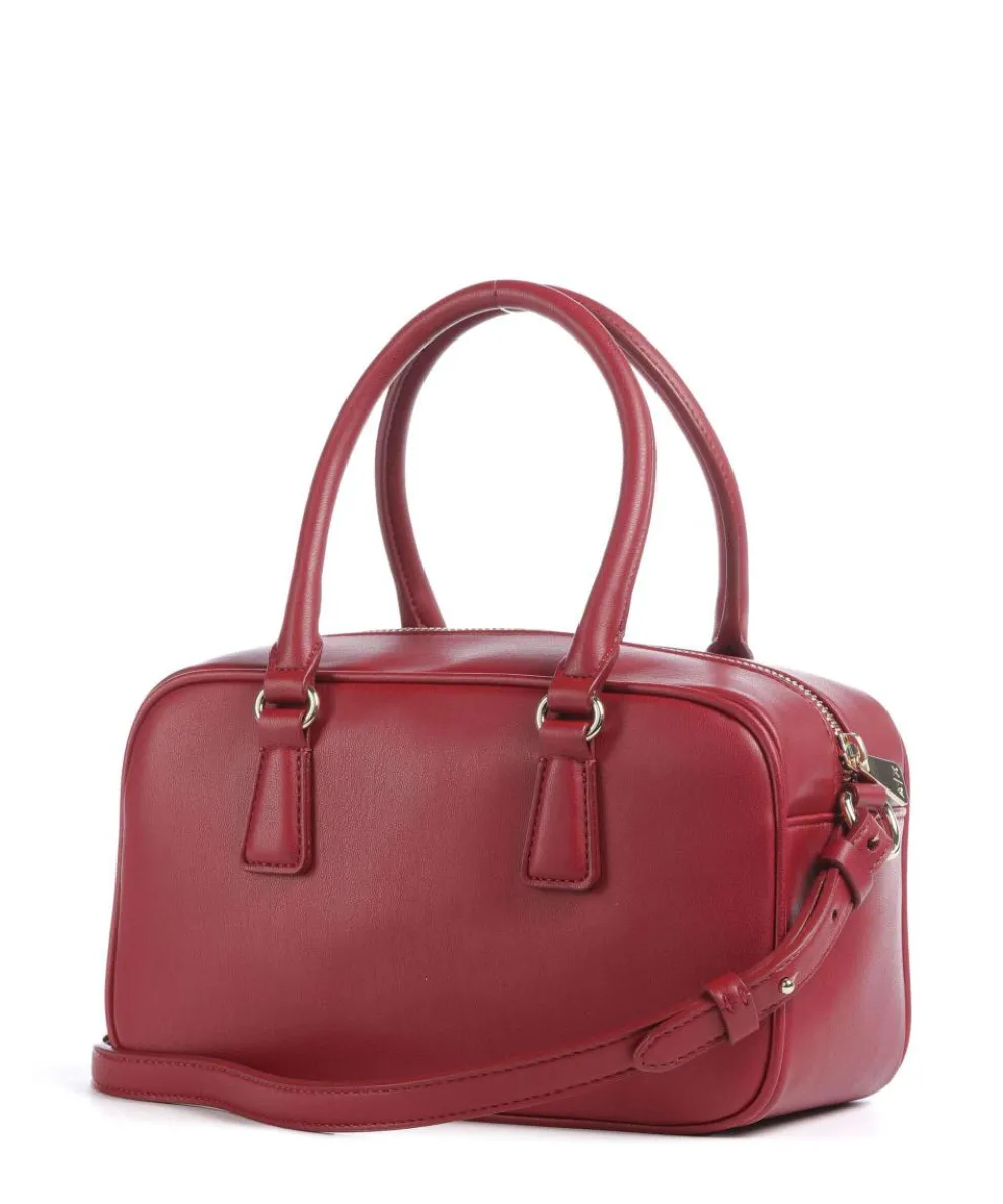 Scarlett S Handtasche Lederimitat dunkelrot