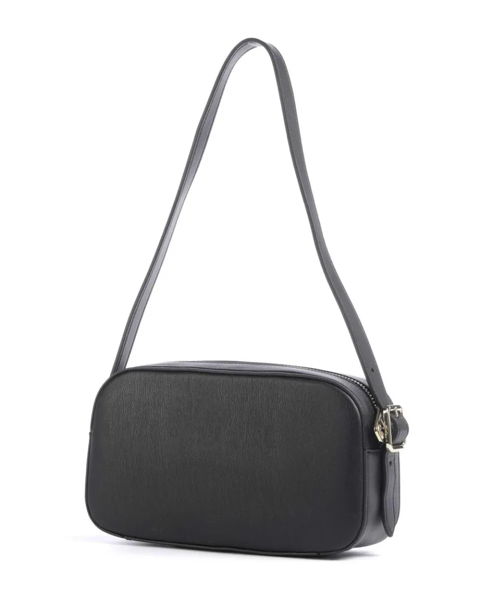 Scarlett Schultertasche Lederimitat schwarz