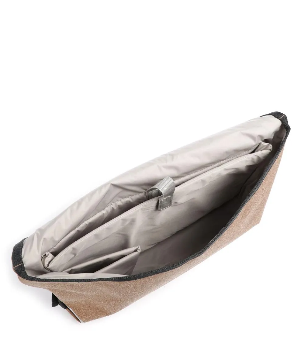 Schmalegg Kuriertasche 13″ Polyamide, recyceltes Polyester cognac