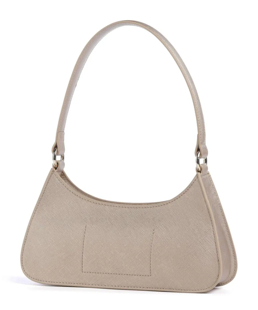 Schultertasche Lederimitat gold