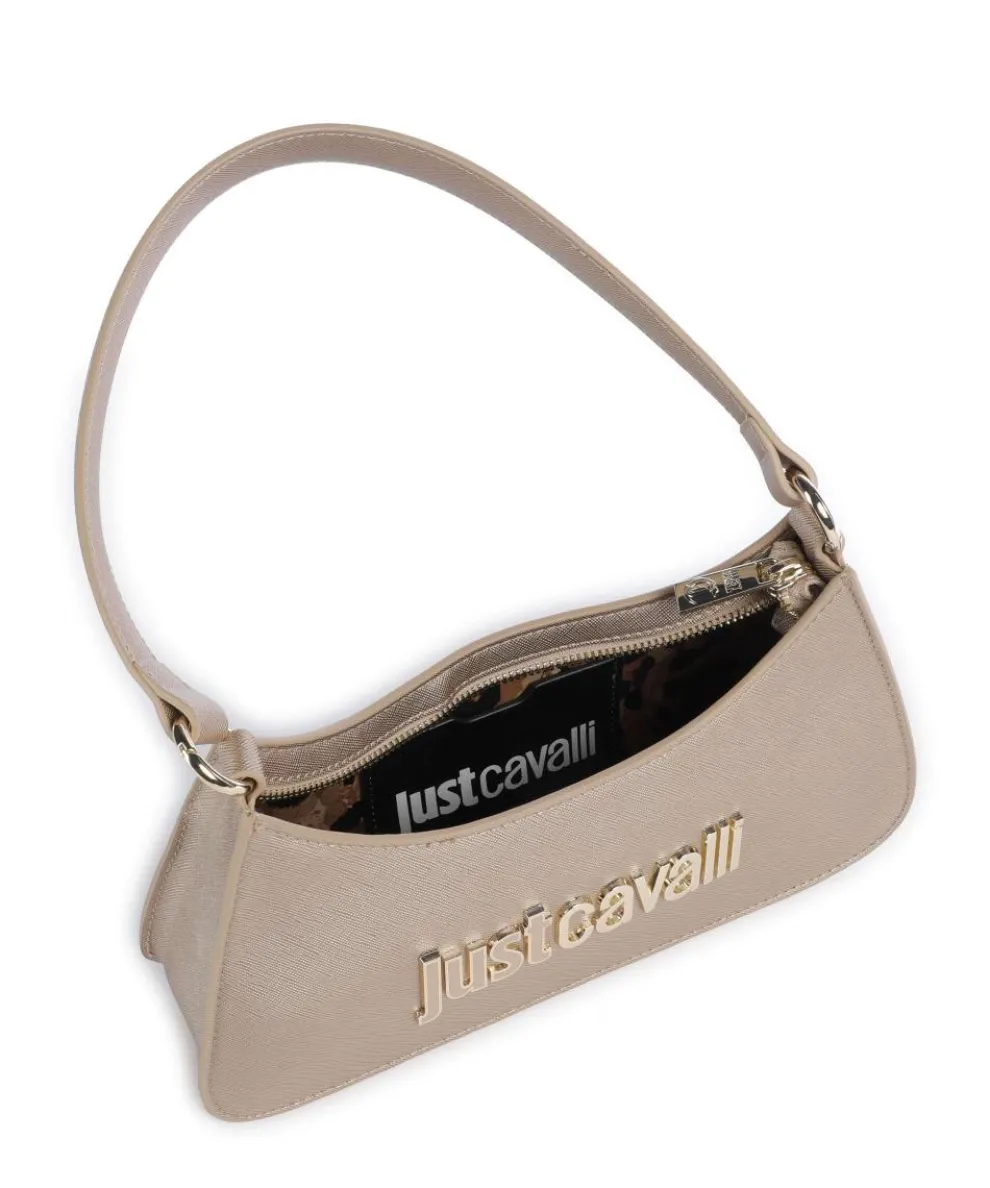 Schultertasche Lederimitat gold