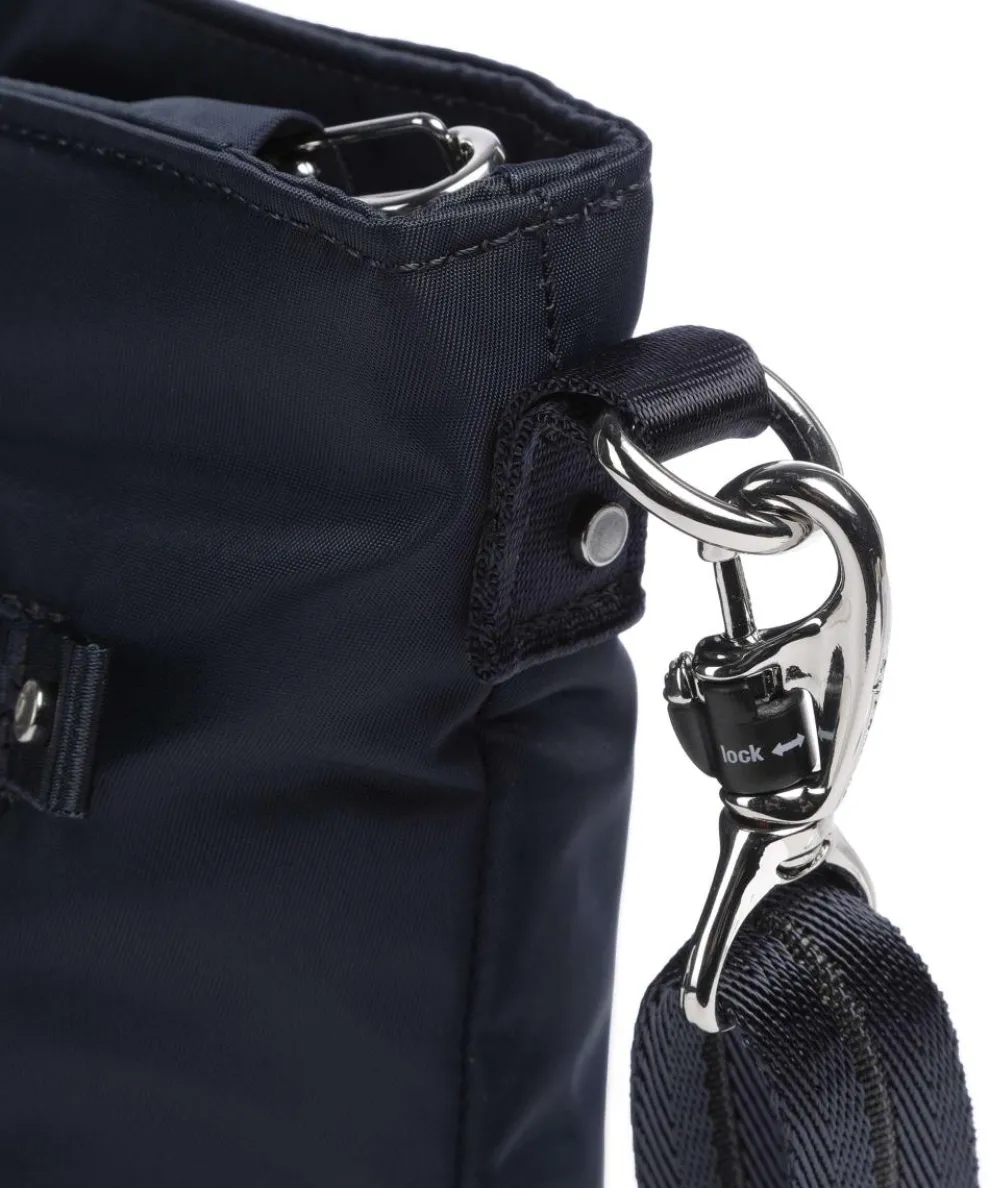 Schultertasche recyceltes Polyester navy