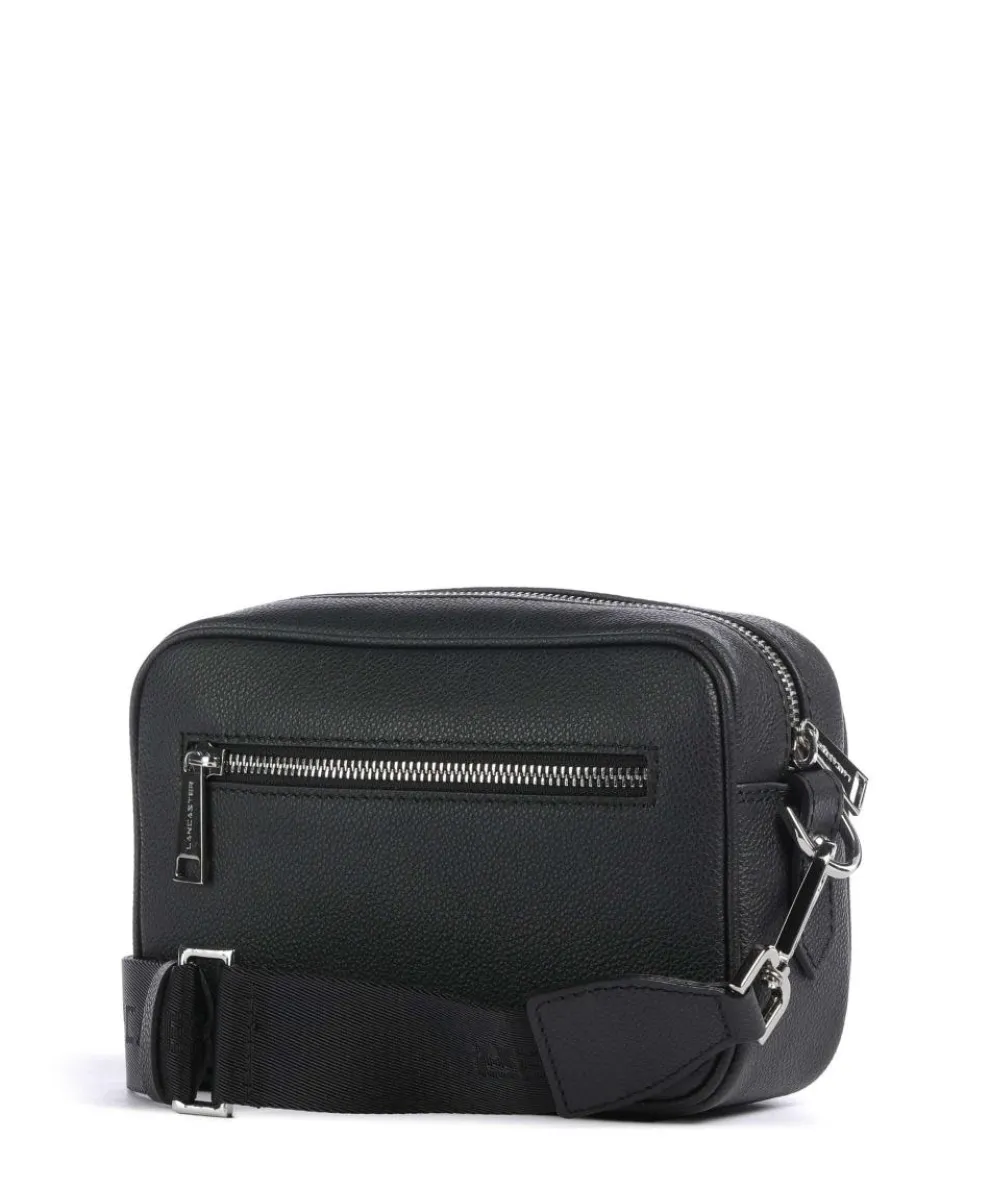 Milano AMA Umhängetasche genarbtes Rindsleder schwarz