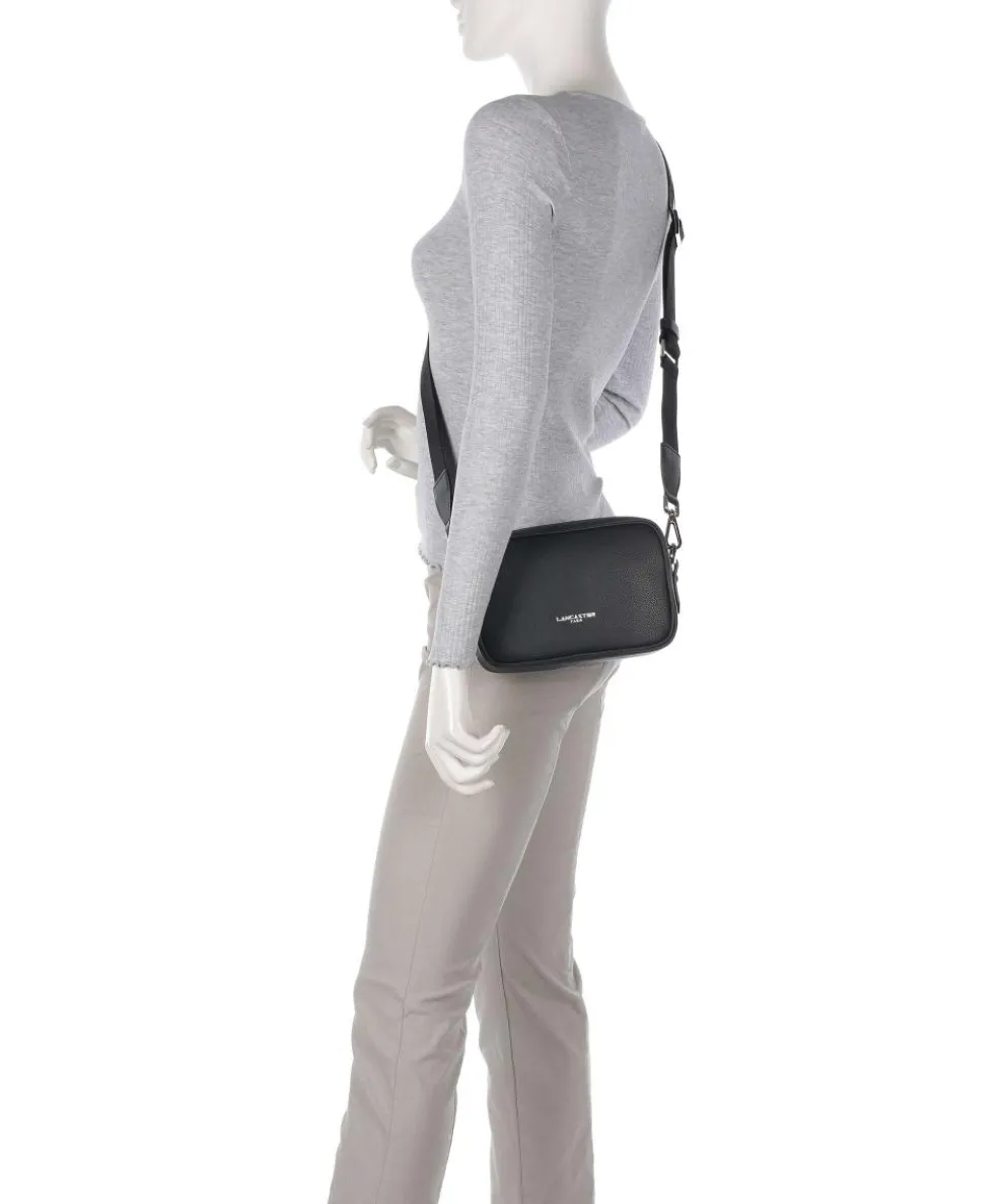 Milano AMA Umhängetasche genarbtes Rindsleder schwarz