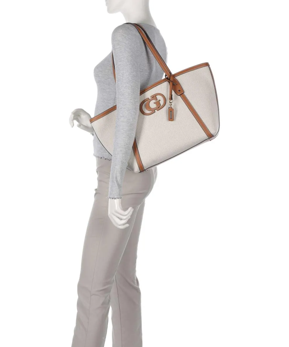 Sebina Shopper Baumwolle beige/braun