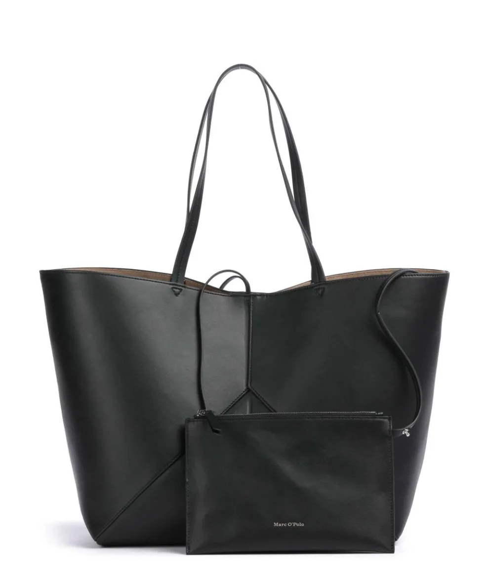 Seija L Shopper Lederimitat schwarz