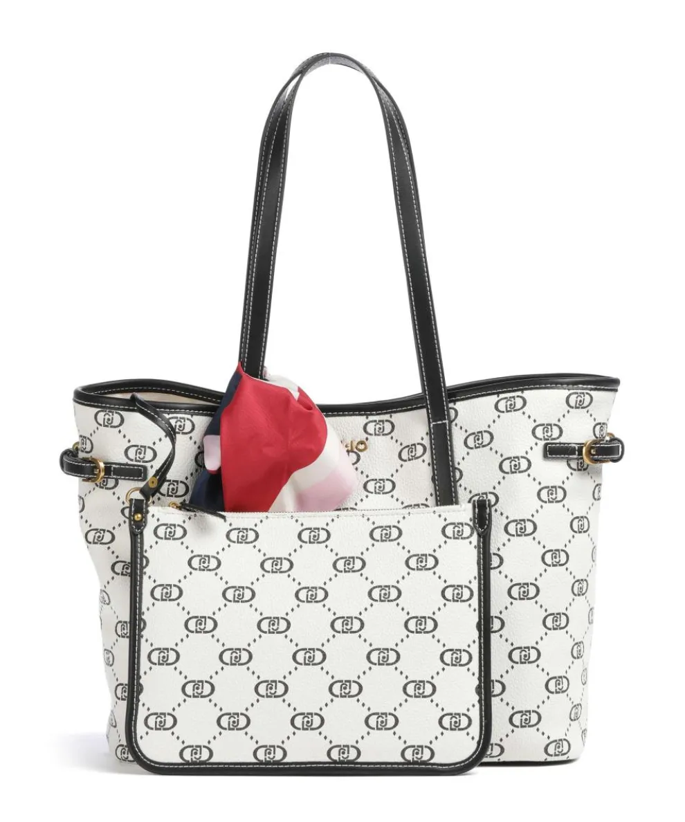 Selda Shopper Lederimitat creme