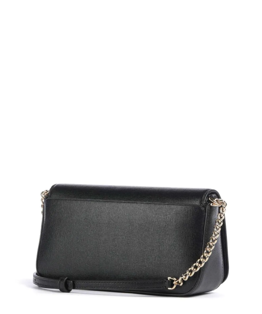 Serena Umhängetasche Saffiano-Rindsleder schwarz