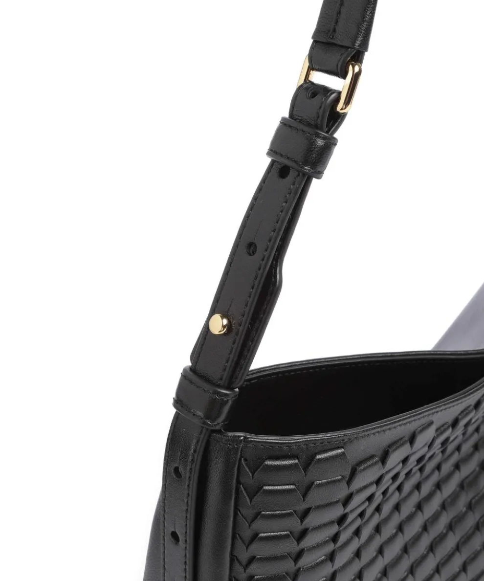 Sfera Soft L Beuteltasche fein genarbtes Leder schwarz