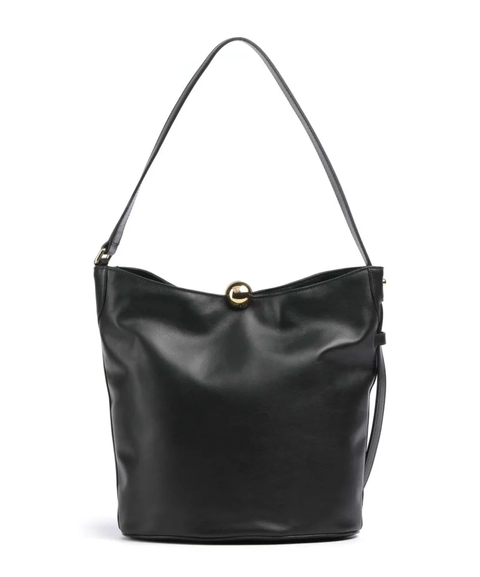 Sfera Soft M Beuteltasche fein genarbtes Kalbsleder schwarz