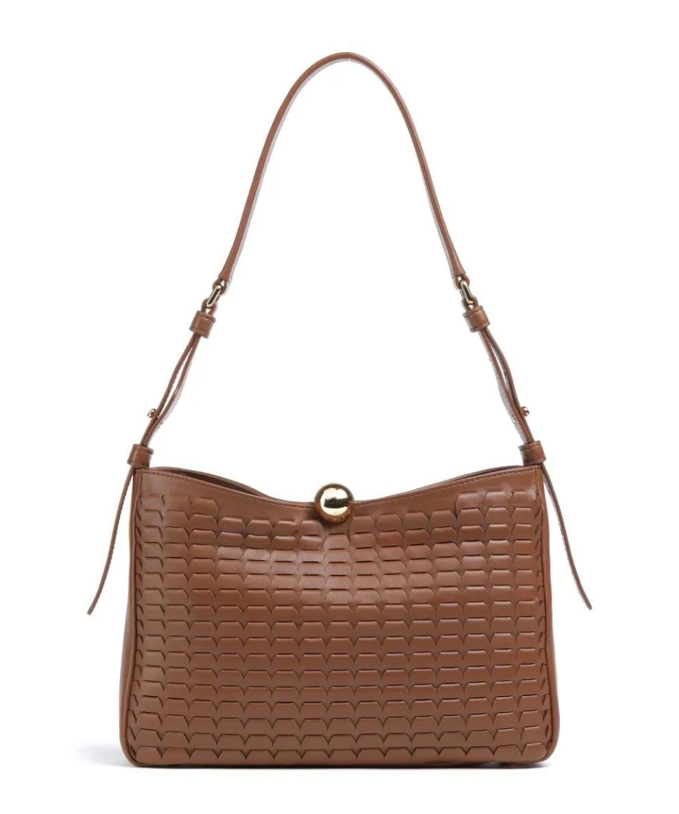 Sfera Soft M Beuteltasche fein genarbtes Rindsleder braun