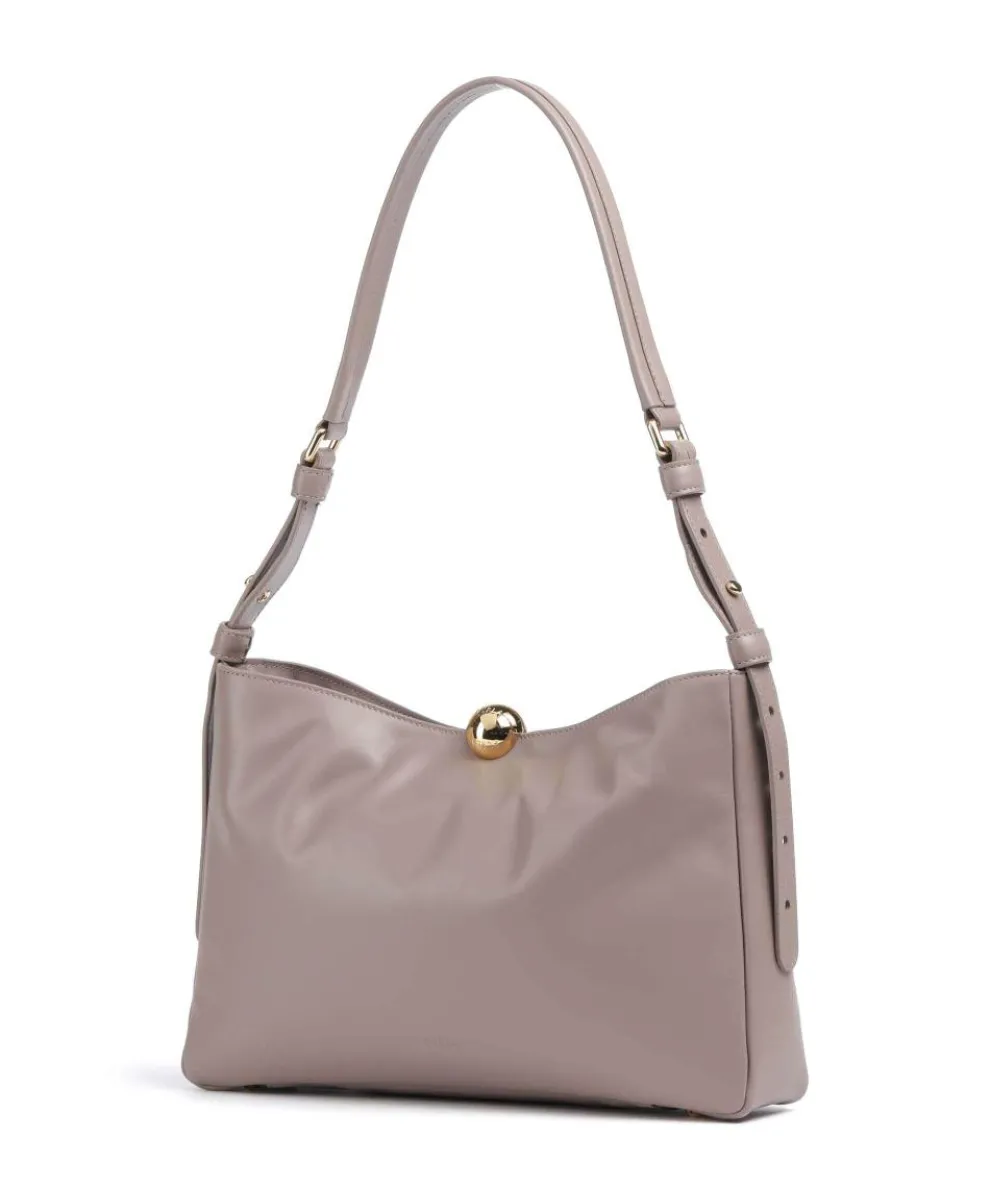 Sfera Soft M Beuteltasche fein genarbtes Leder taupe