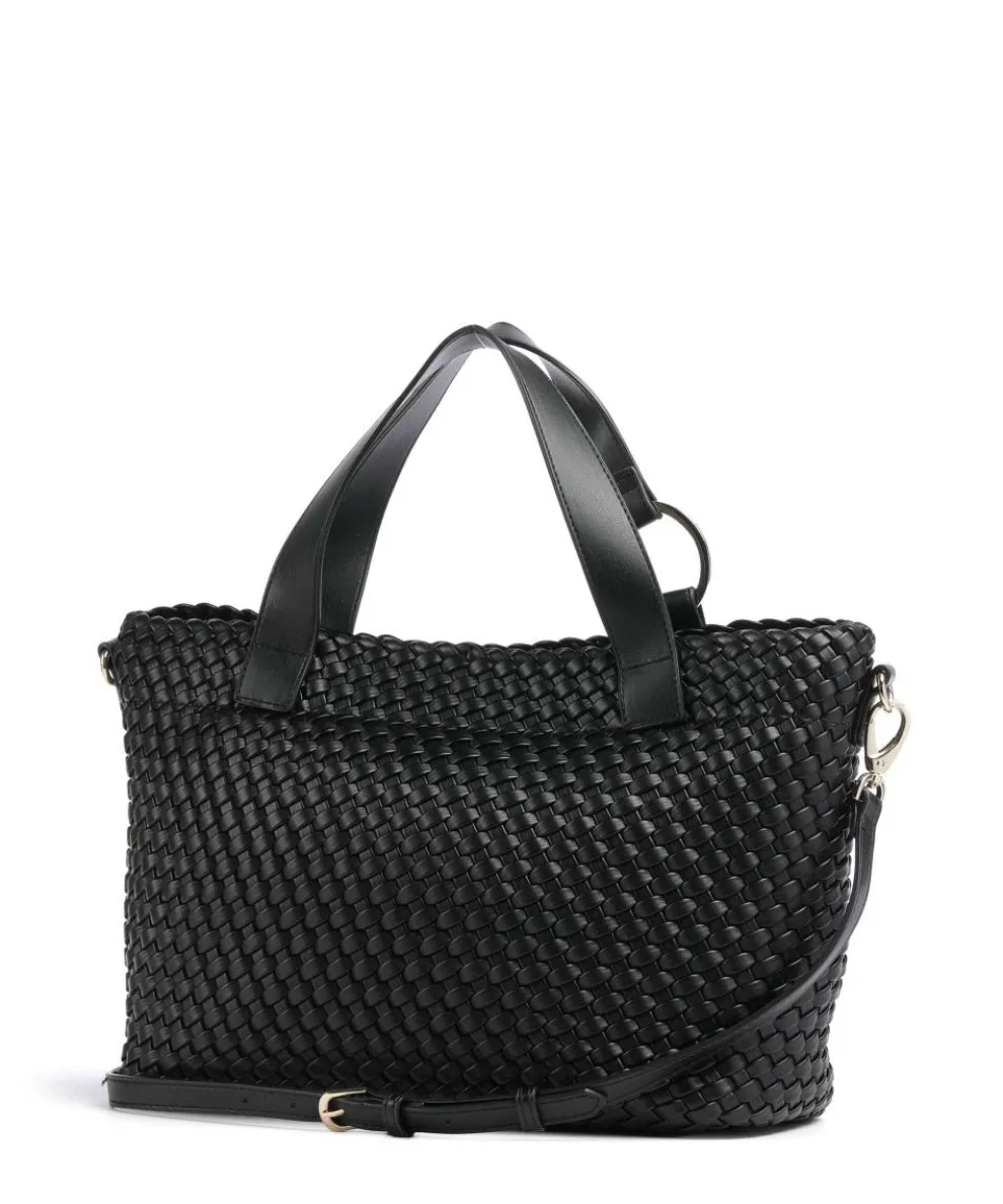 Shantel Handtasche Lederimitat schwarz