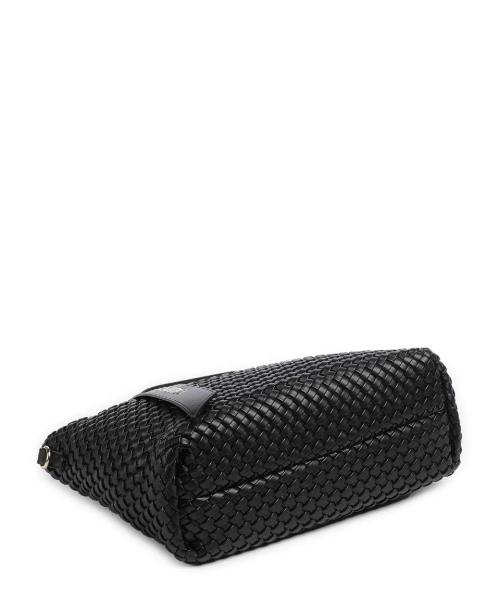 Shantel Handtasche Lederimitat schwarz