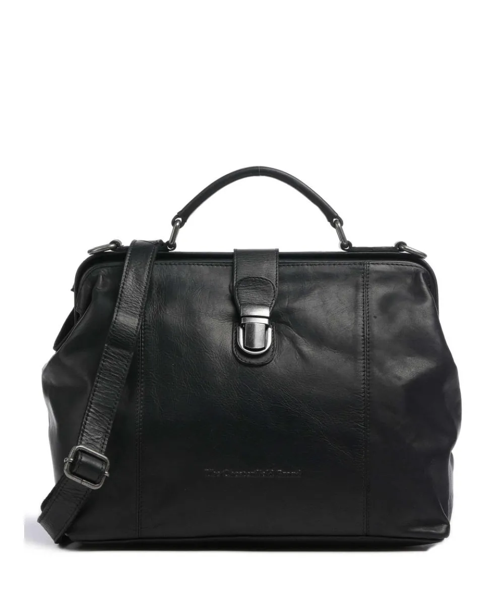 Shaun Handtasche Pull-Up Rindsleder schwarz