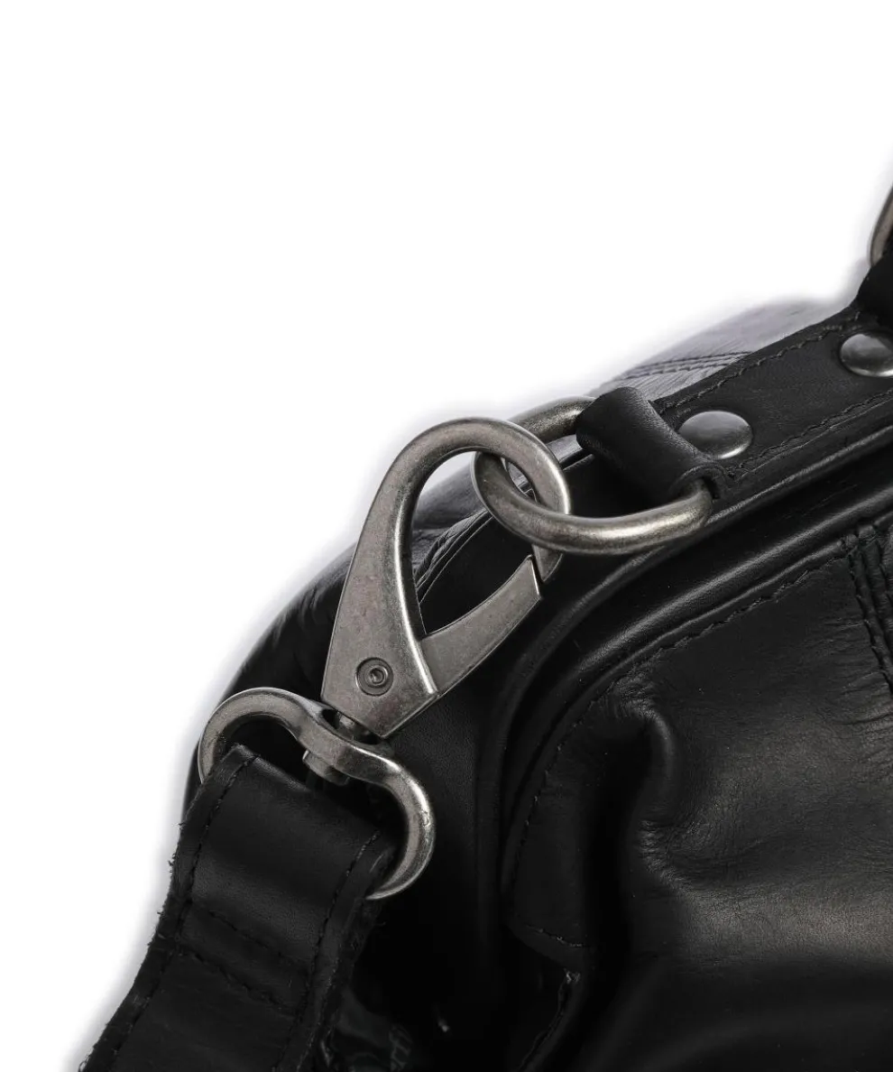 Shaun Handtasche Pull-Up Rindsleder schwarz