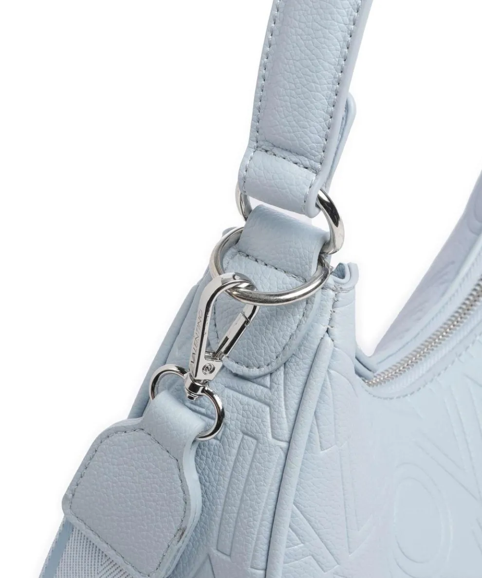 Shelby Schultertasche Lederimitat hellblau