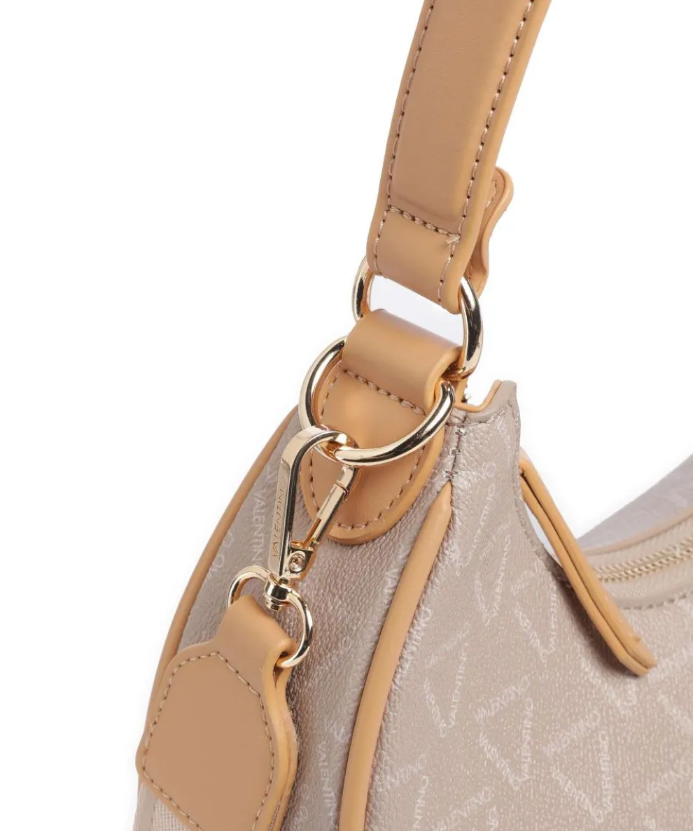 Shelby Schultertasche Lederimitat beige