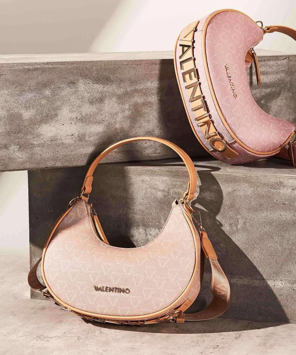 Shelby Schultertasche Lederimitat beige