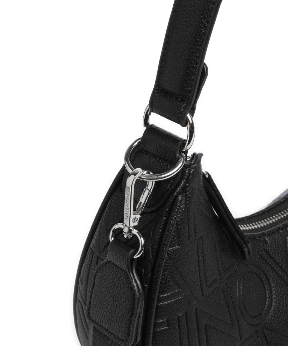 Shelby Schultertasche Lederimitat schwarz