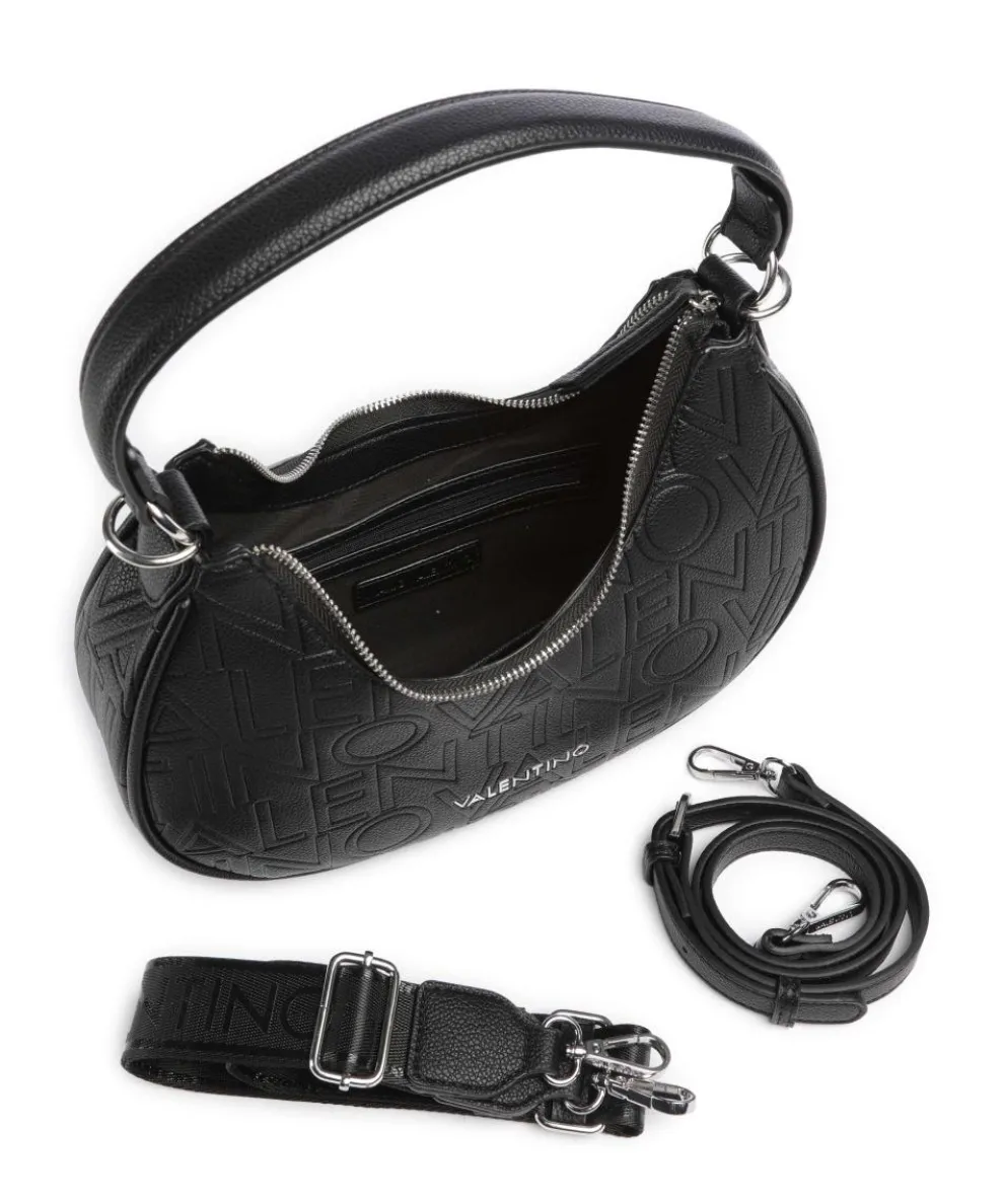 Shelby Schultertasche Lederimitat schwarz