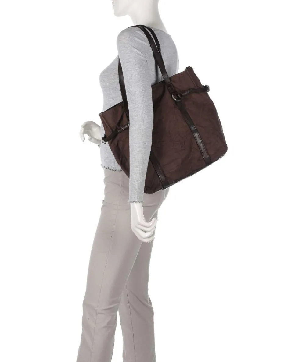 Shopper Baumwolle dunkelbraun