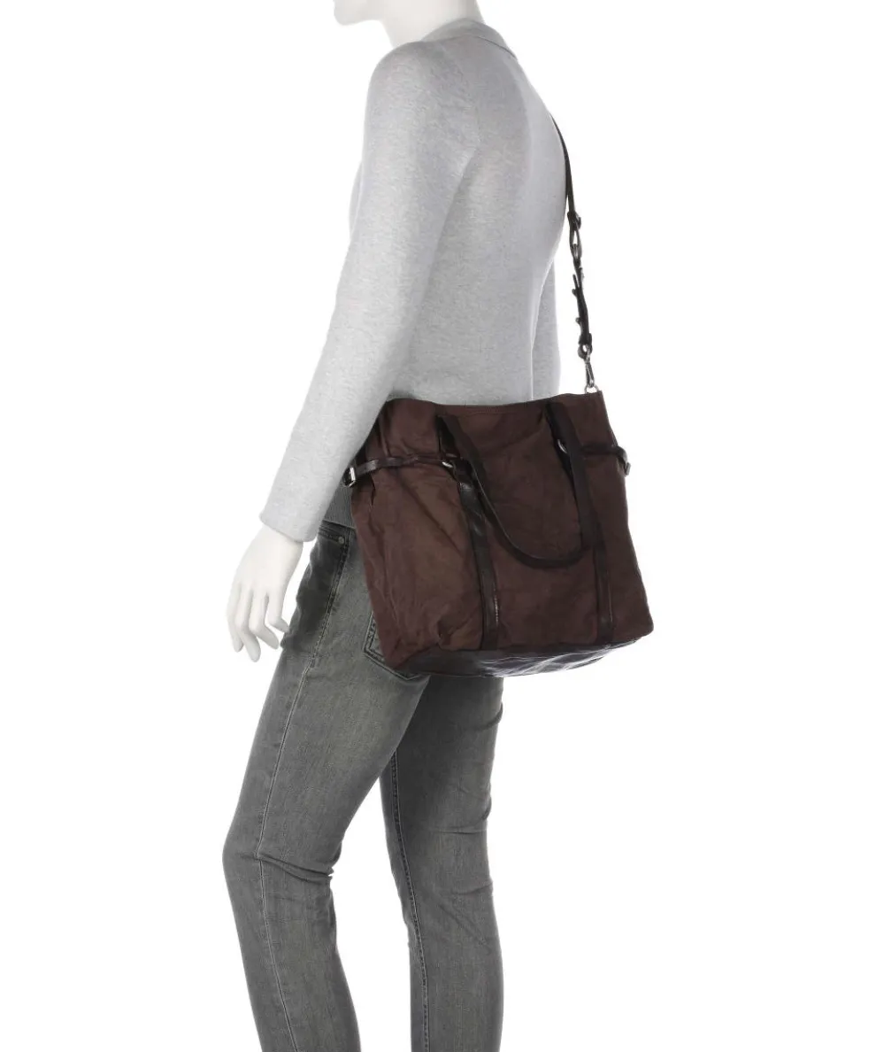 Shopper Baumwolle dunkelbraun