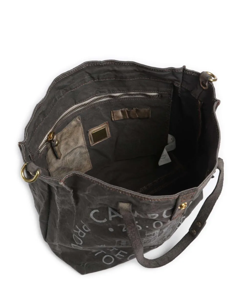 Shopper Canvas dunkelgrau