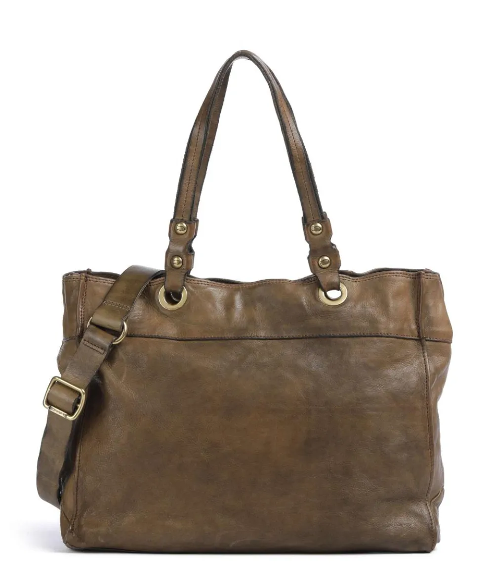 Shopper fein genarbtes Rindsleder olivgrün