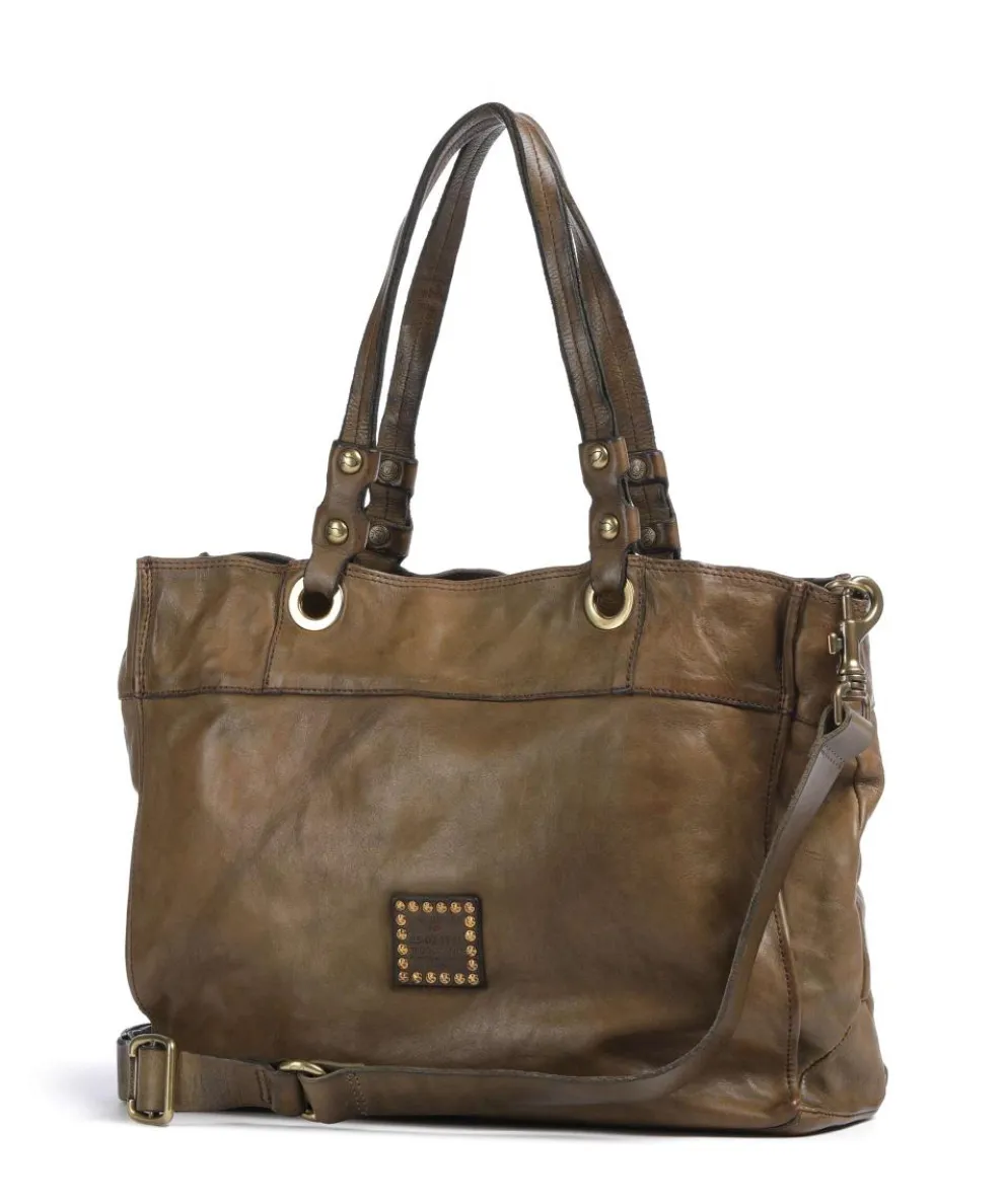 Shopper fein genarbtes Rindsleder olivgrün