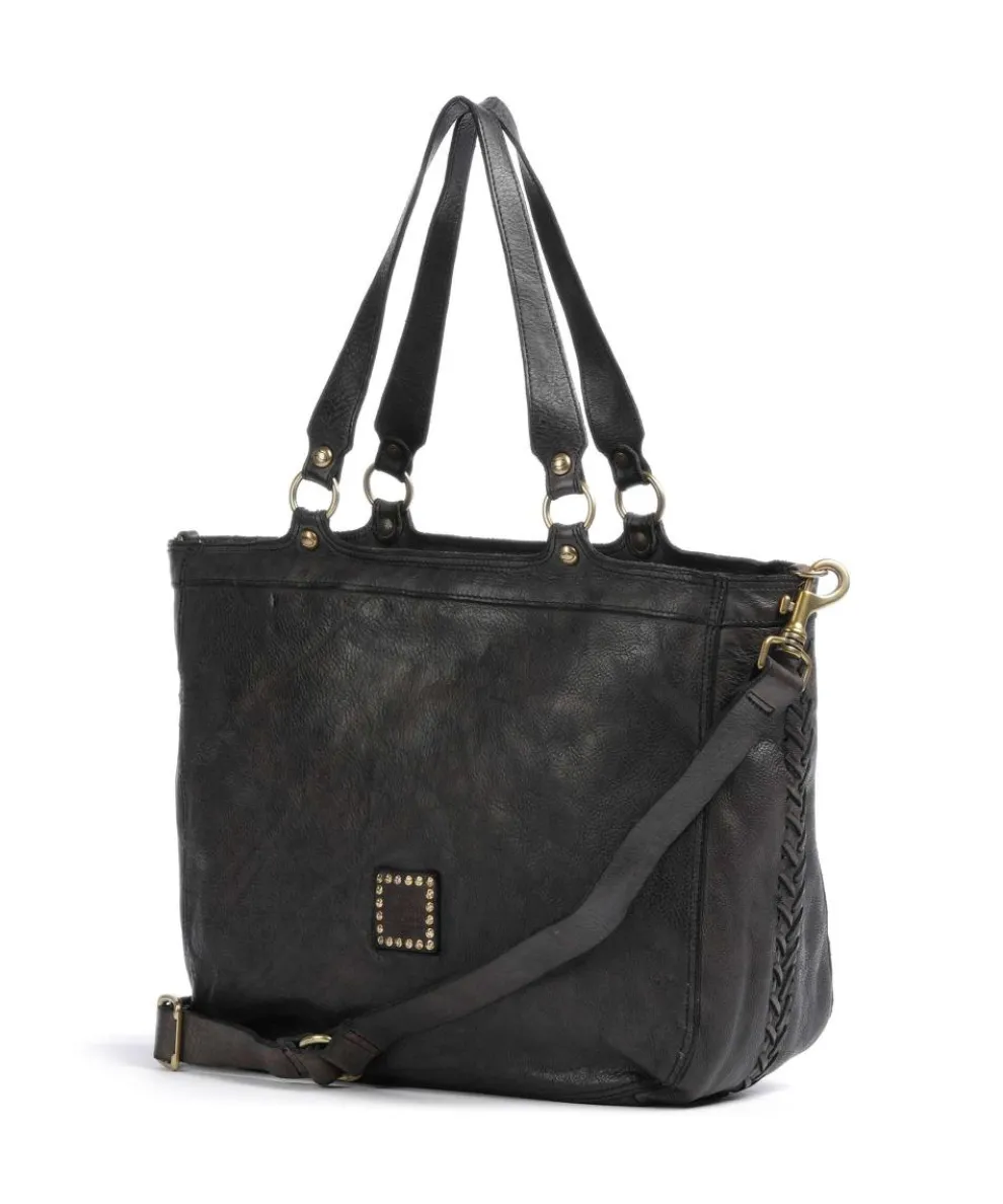 Shopper genarbtes Rindsleder braun