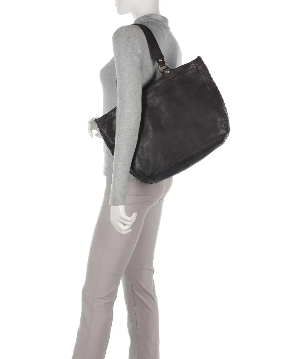 Shopper genarbtes Rindsleder braun