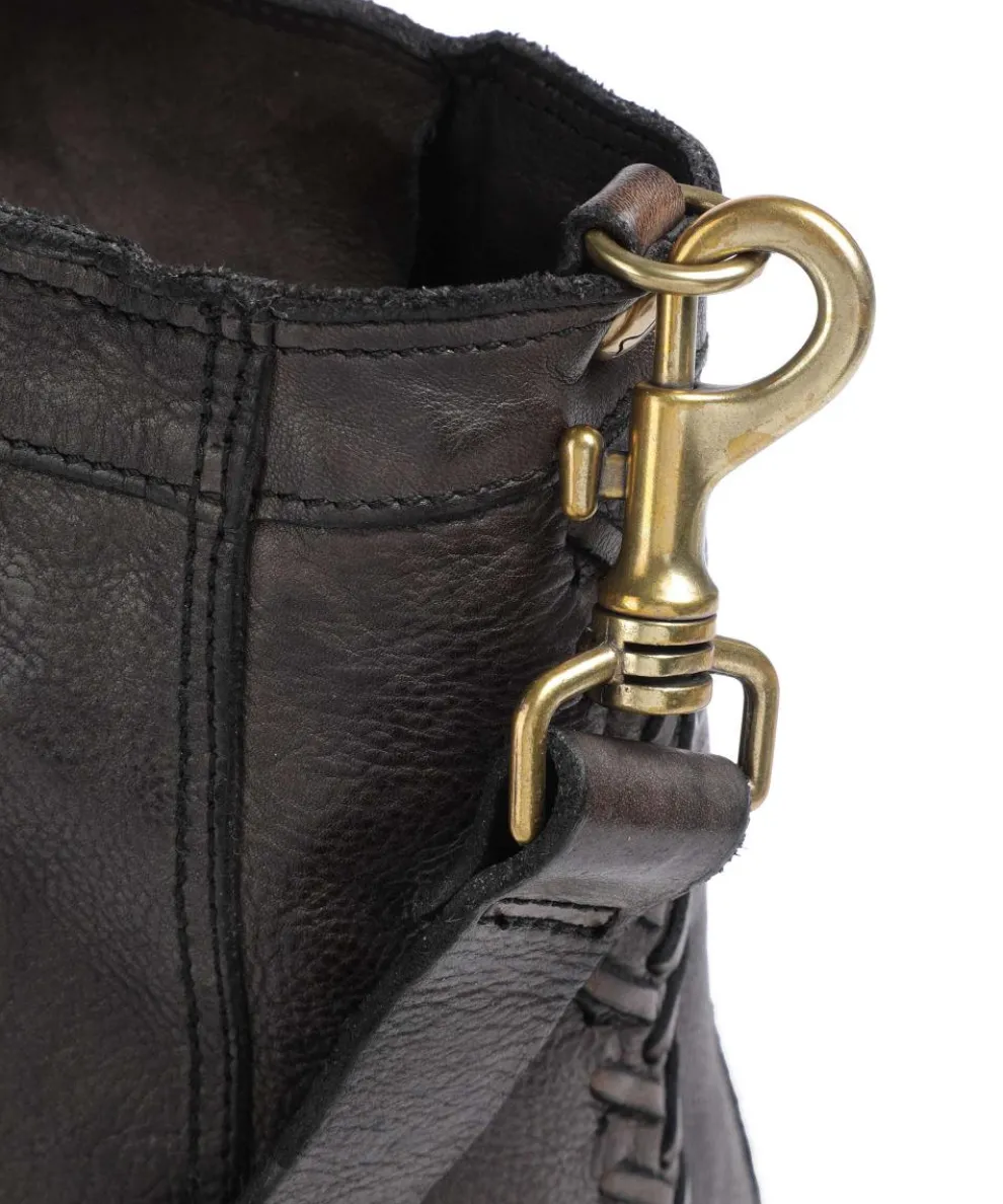 Shopper genarbtes Rindsleder braun