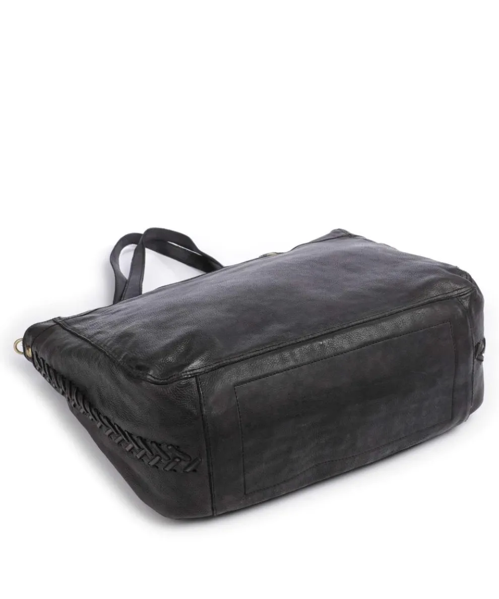 Shopper genarbtes Rindsleder braun