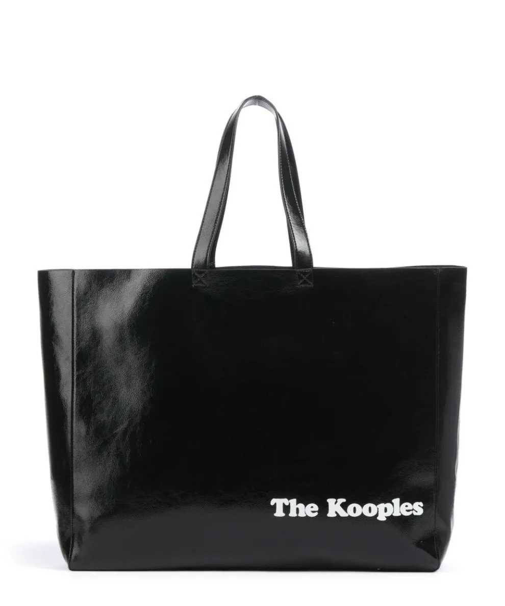 Shopper Lederimitat schwarz