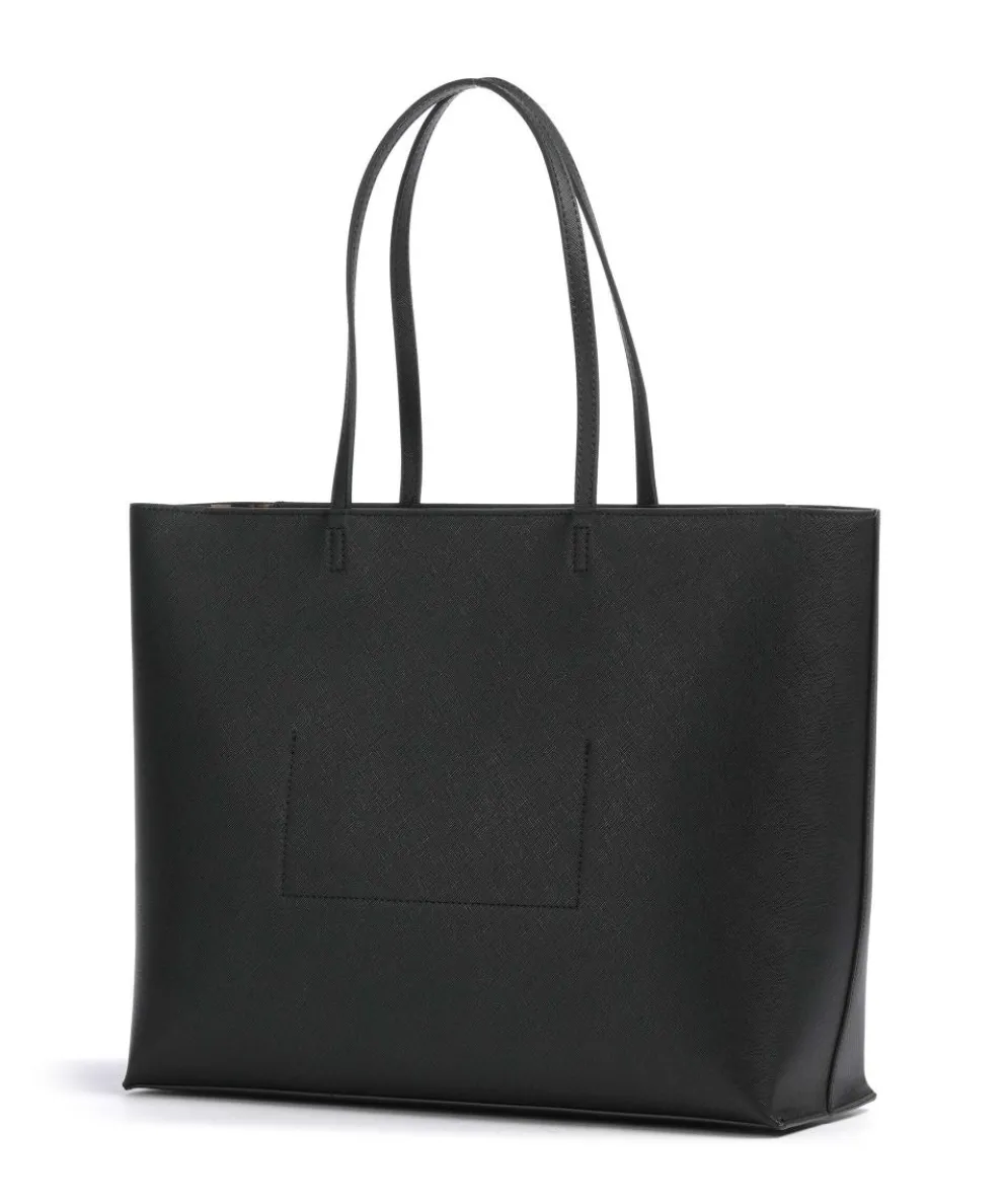 Shopper Lederimitat schwarz