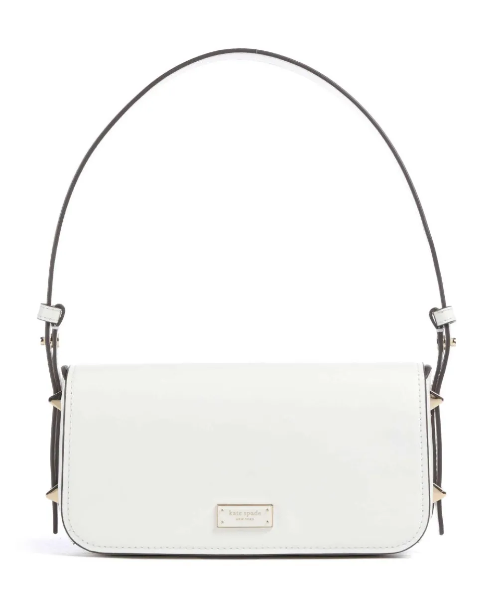 Liv Schultertasche fein genarbtes Rindsleder weiß