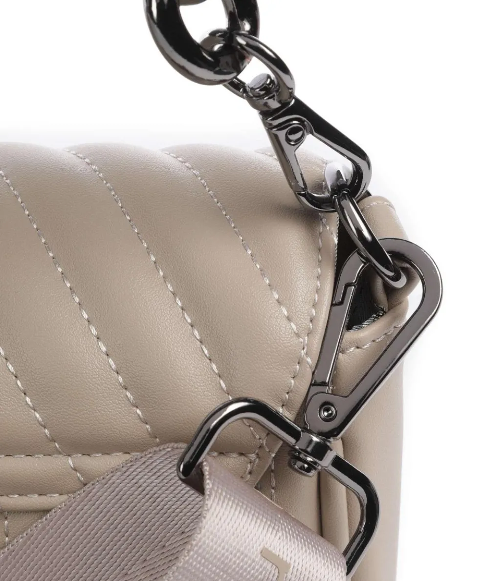 Sira Schultertasche Lederimitat beige